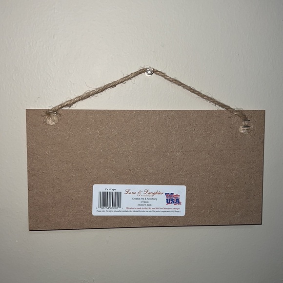 Shih Tzu wood sign 🐾 A spoiled rotten dog lives here NWT - Picture 3 of 3